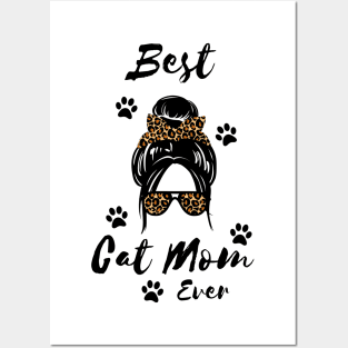 Best Cat Mom Ever Posters and Art